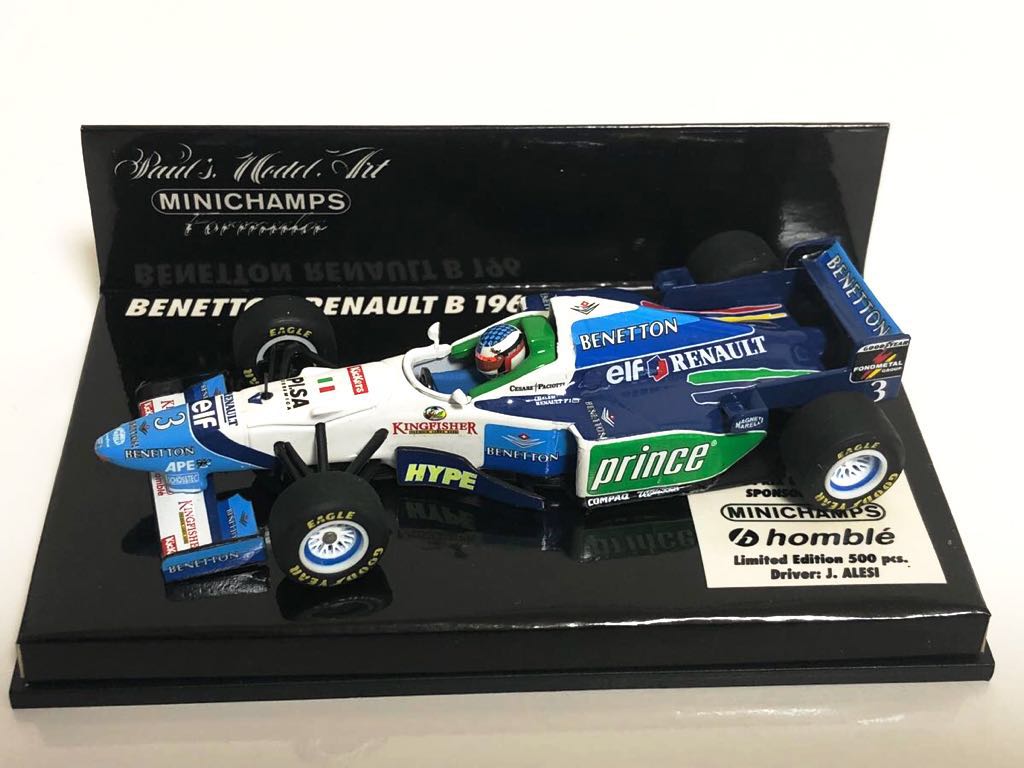 【大人気，新品】 1/43 ミニチャンプス ベネトン B196 アレジ ベルギーGP 500pcs(レーシングカー)｜売買されたオークション情報、yahooの商品情報をアーカイブ公開 - オークファン レーシングカー