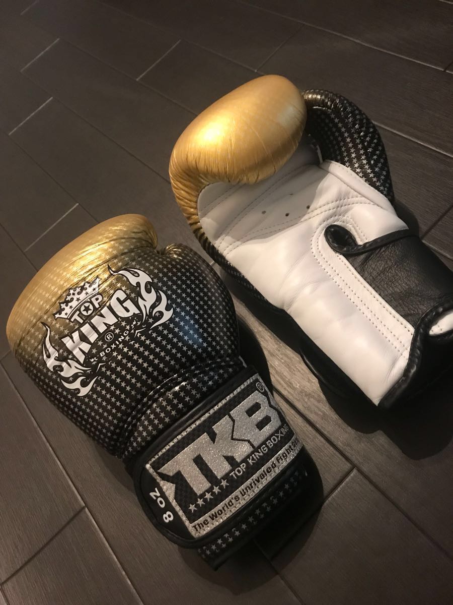 TOP KINGキックボクシンググローブ スーパースターゴールド