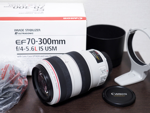 純正三脚座付き!! EF70-300mm F4-5.6L IS USM 中古良品