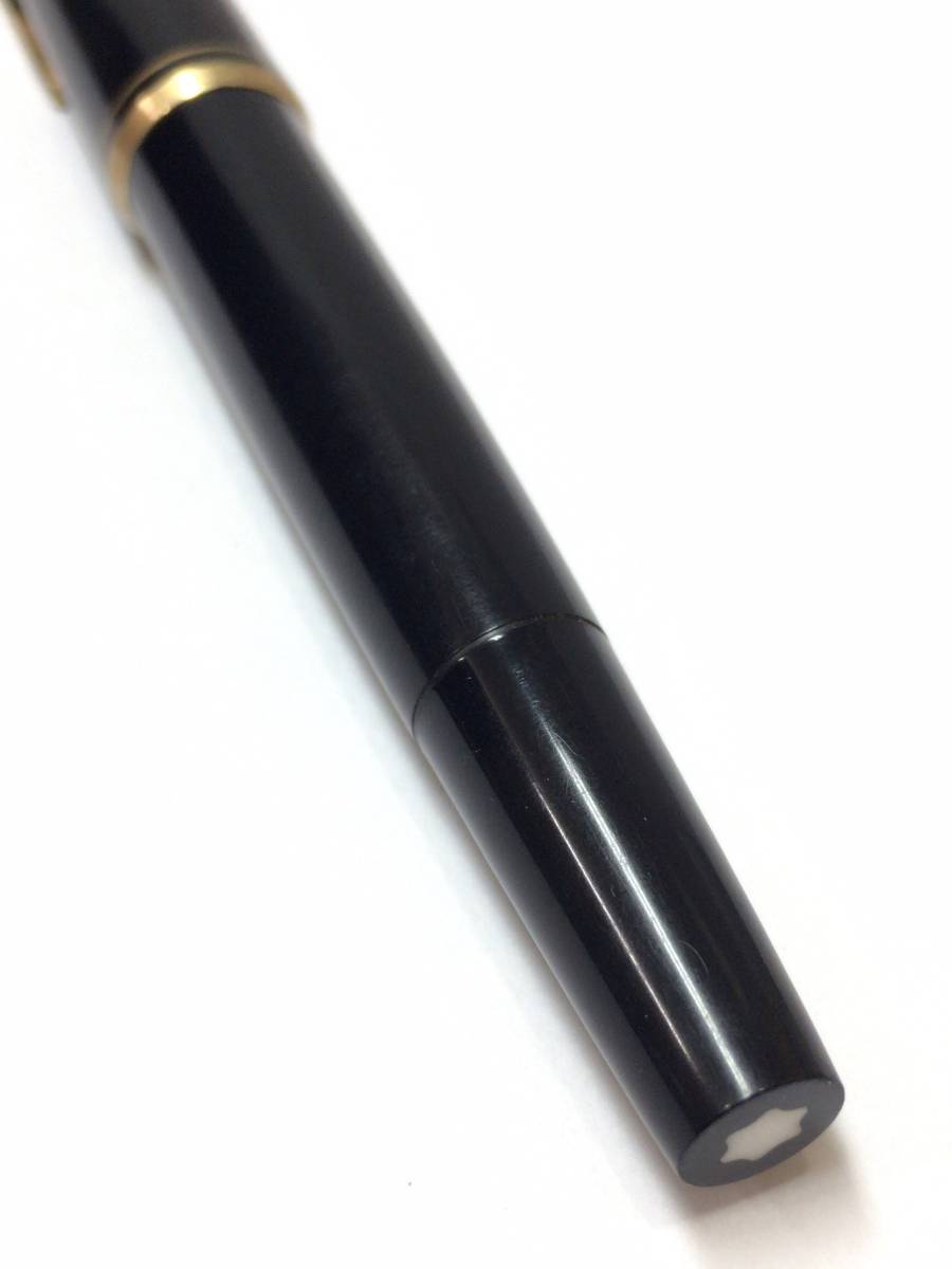 MONTBLANC】 モンブラン No22 万年筆 ブラック×ゴールド ヴィンテージ