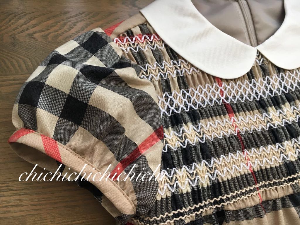 美品＊バーバリー＊ノバチェックが可憐な♪フォーマルセット 120  