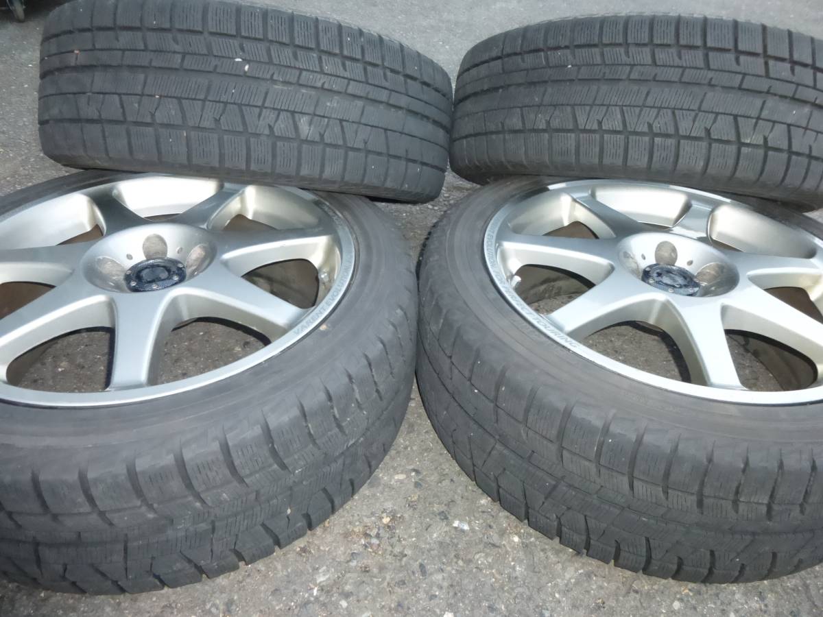 ☆スタッドレス4本 215/45R17 5穴　　13年　レガシィ　ゴルフ　プリウス　レガシィ ウィッシュ