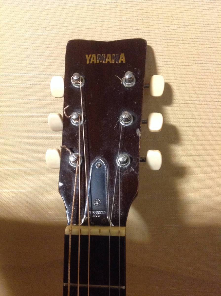 YAMAHA FG-110 赤ラベル 1968年製　釣鐘ロッドカバー 激鳴 赤ラベル YAMAHA FG-110 ヤマハ 1968年製のヤマハFG-110、赤ラベル付き