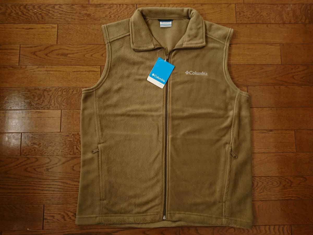 コロンビア　Columbia　ベスト　未使用タグ付　L　男性用　メンズ　登山　サイクリング　服装　冬用　冬物　防寒　新品