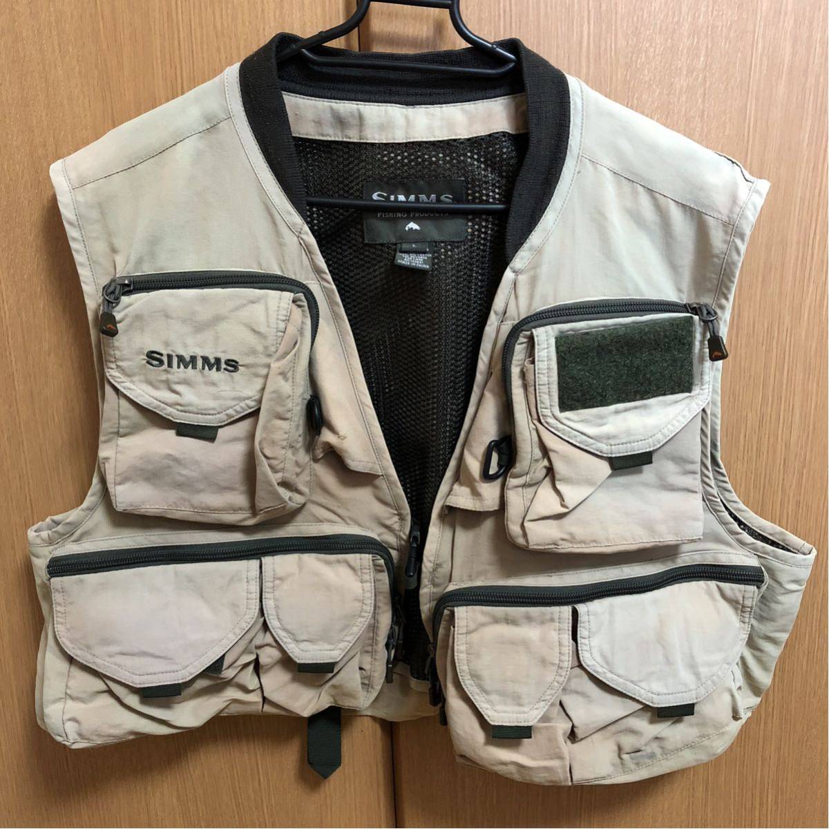 SIMMS シムス フィッシングベスト サイズL フライ 渓流 SIMMS シムス 