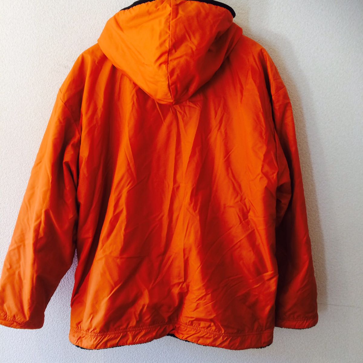 Polo Ralph Lauren Big Logo ストレート ラルフローレン POLO JEANS COMPANY ポロジーンスカンパニー リバーシブル アノラックパーカー ボアフリース×ナイロン