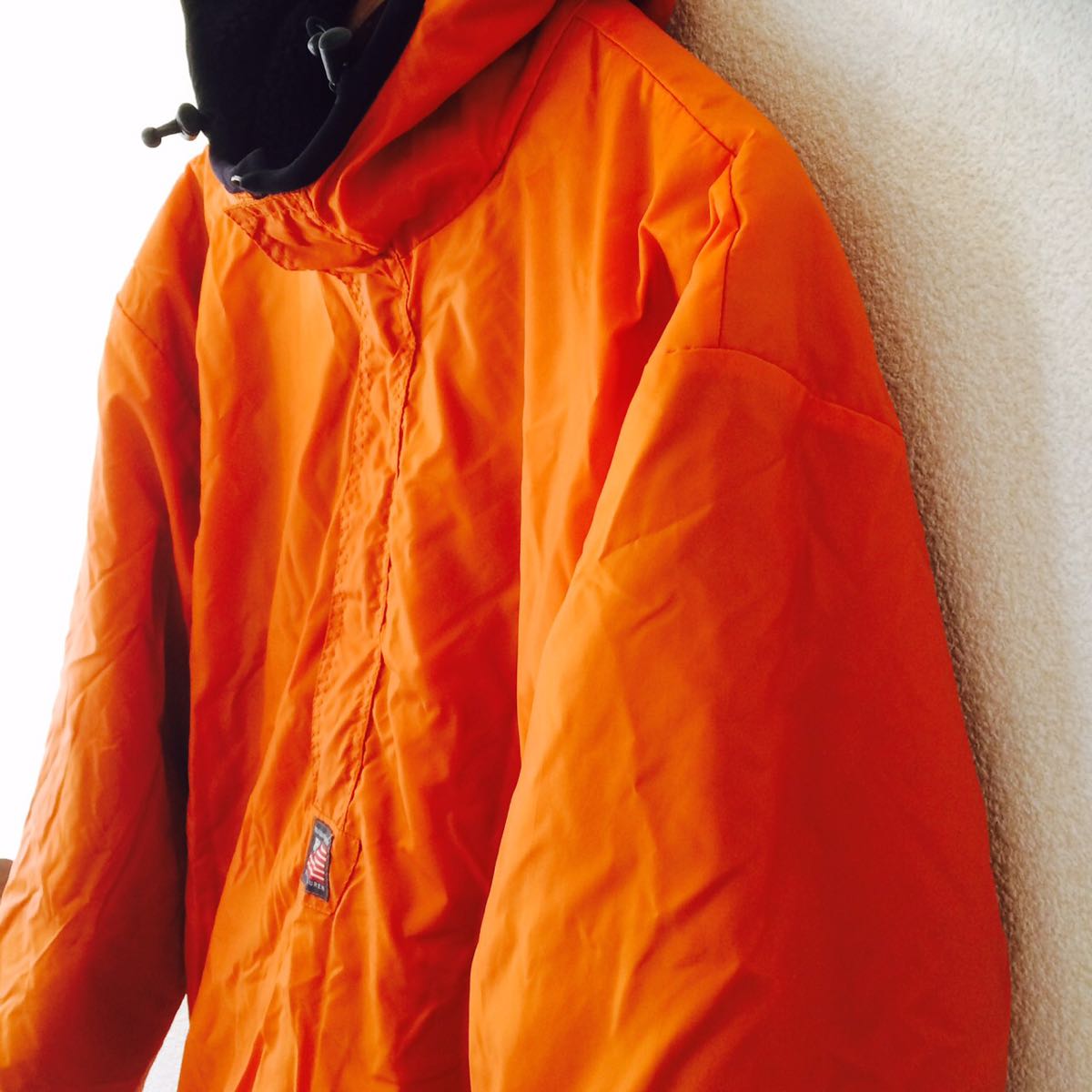 Polo Ralph Lauren Big Logo ストレート ラルフローレン POLO JEANS COMPANY ポロジーンスカンパニー リバーシブル アノラックパーカー ボアフリース×ナイロン