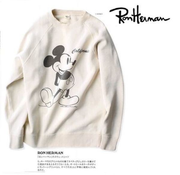 新品 RHC ロンハーマン×ミッキー スウェット オーシャンズ掲載 新品