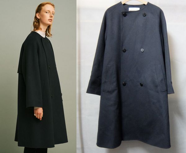 17AW GALERIE VIE ギャルリーヴィー coat ウール ダブルフェイス ノー 