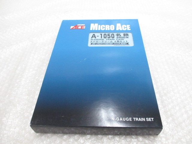 動作確認済 マイクロエース Nゲージ A-1050 名鉄3400系 ストロー