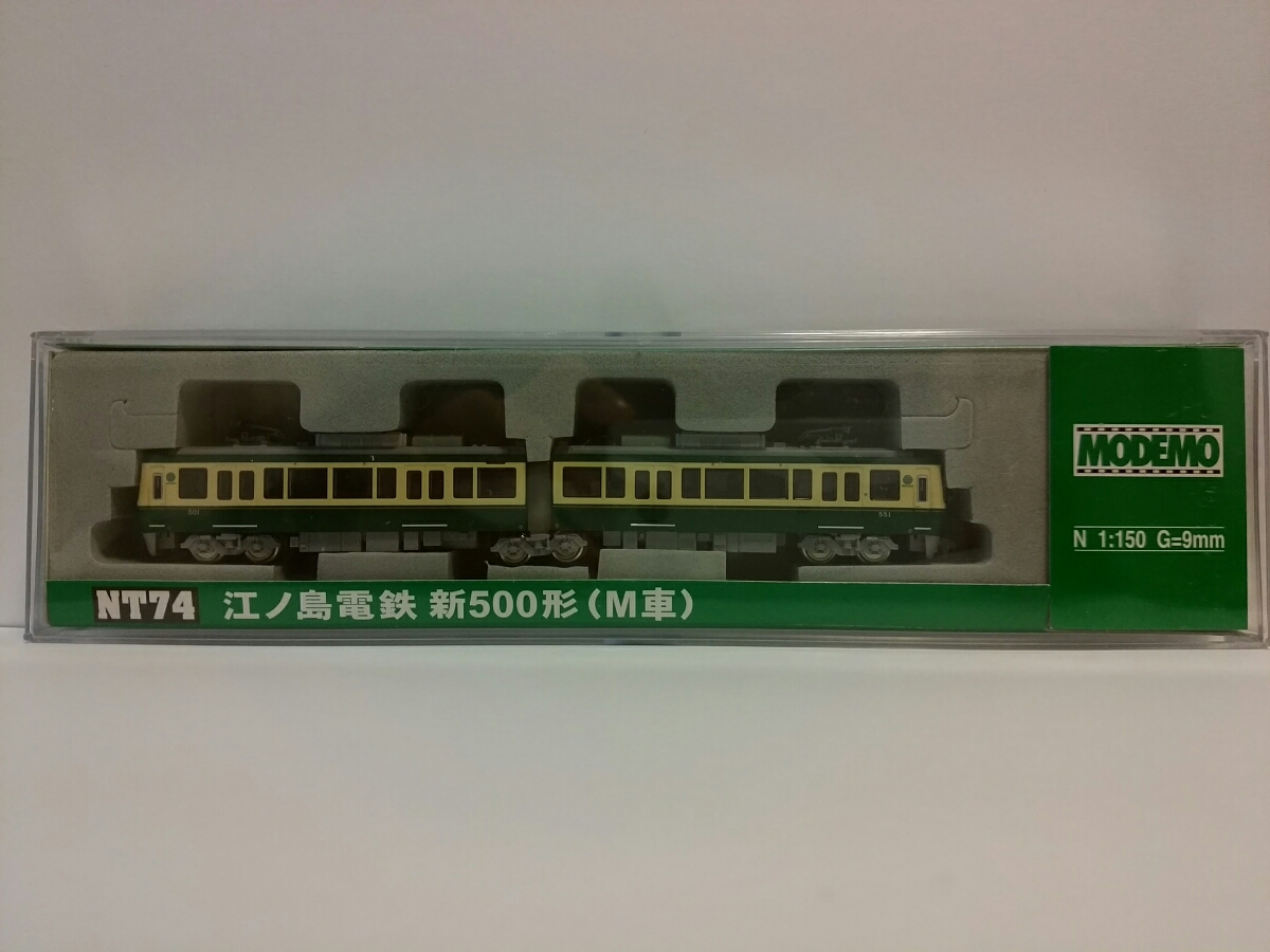 MODEMO NT74 江ノ島電鉄 新500形 M車 Nゲージ MODEMO NT74 江ノ島電鉄 新500形 (M車) モデモ 江ノ電 【公式通販】