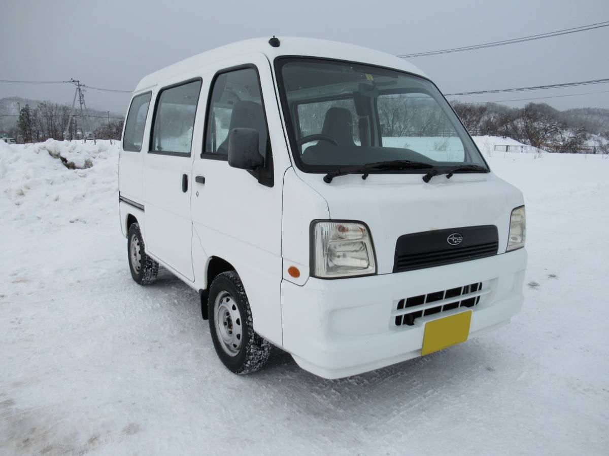サンバーバン スバル VB 鶴岡発!! 抹消渡し 5速マニュアル 4WD VB 