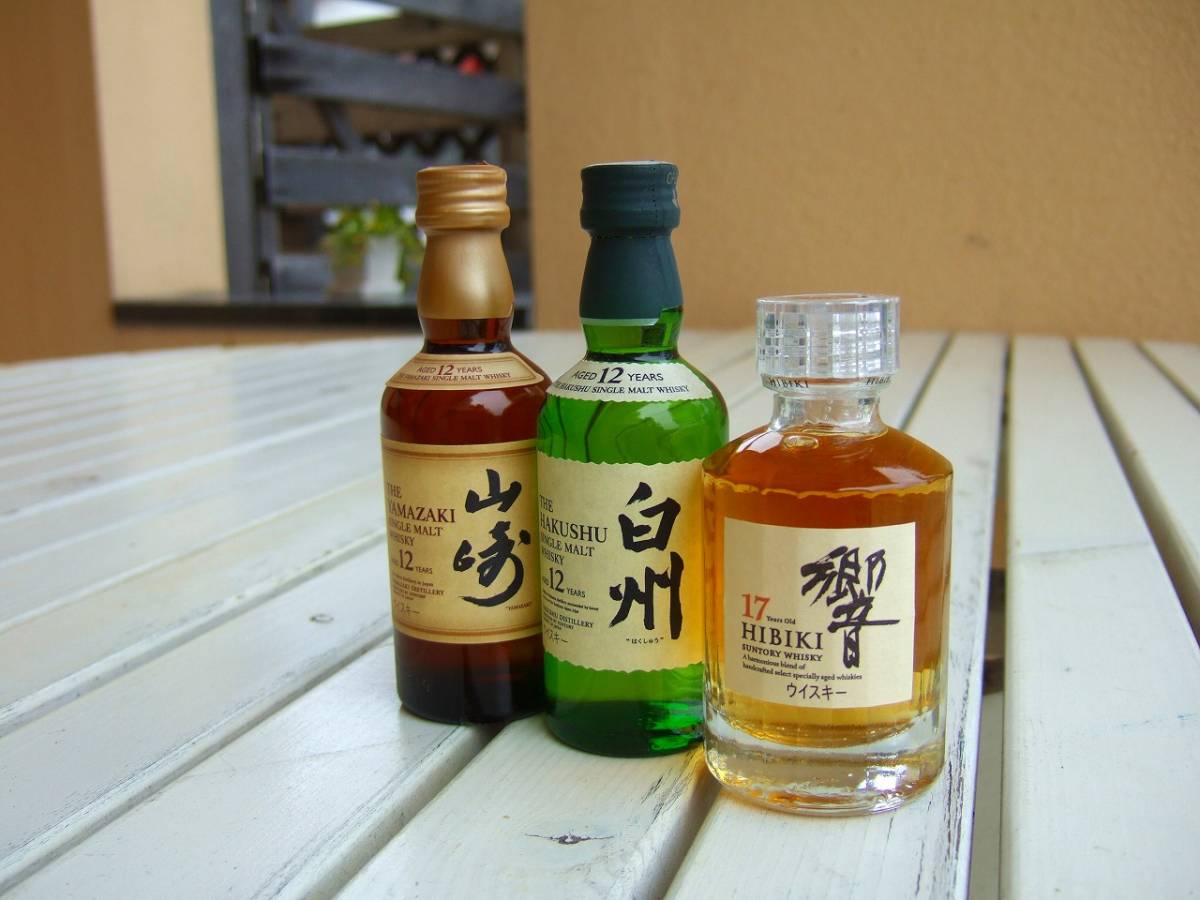 サントリー山崎12年ミニボトル（50ml）3本セット ○サントリー 山崎
