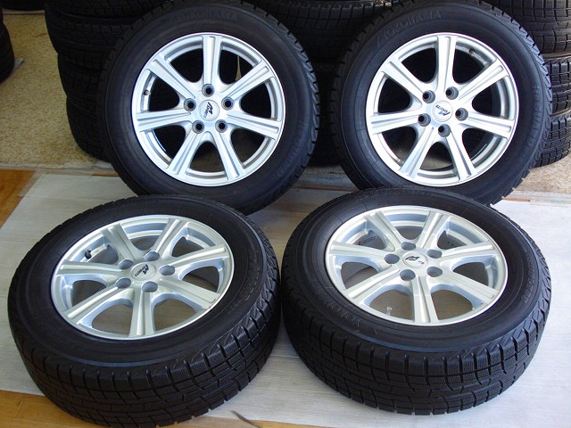 ig30の通販 ○215/60R16 YOKOHAMA iG30 中古 4本 バリ山 14年 アルミ