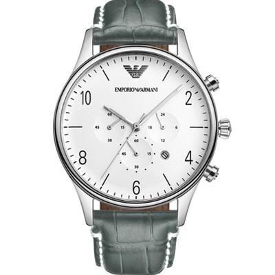 エンポリオ アルマーニ EMPORIO ARMANI クロノ クオーツ メンズ 腕時計 