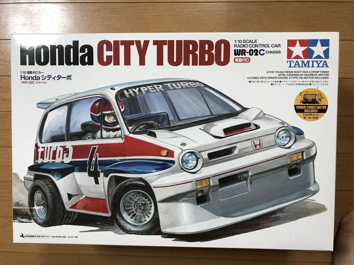1/10RC Honda シティターボ （WR-02Cシャーシ） タミヤ 1⁄10RC Honda
