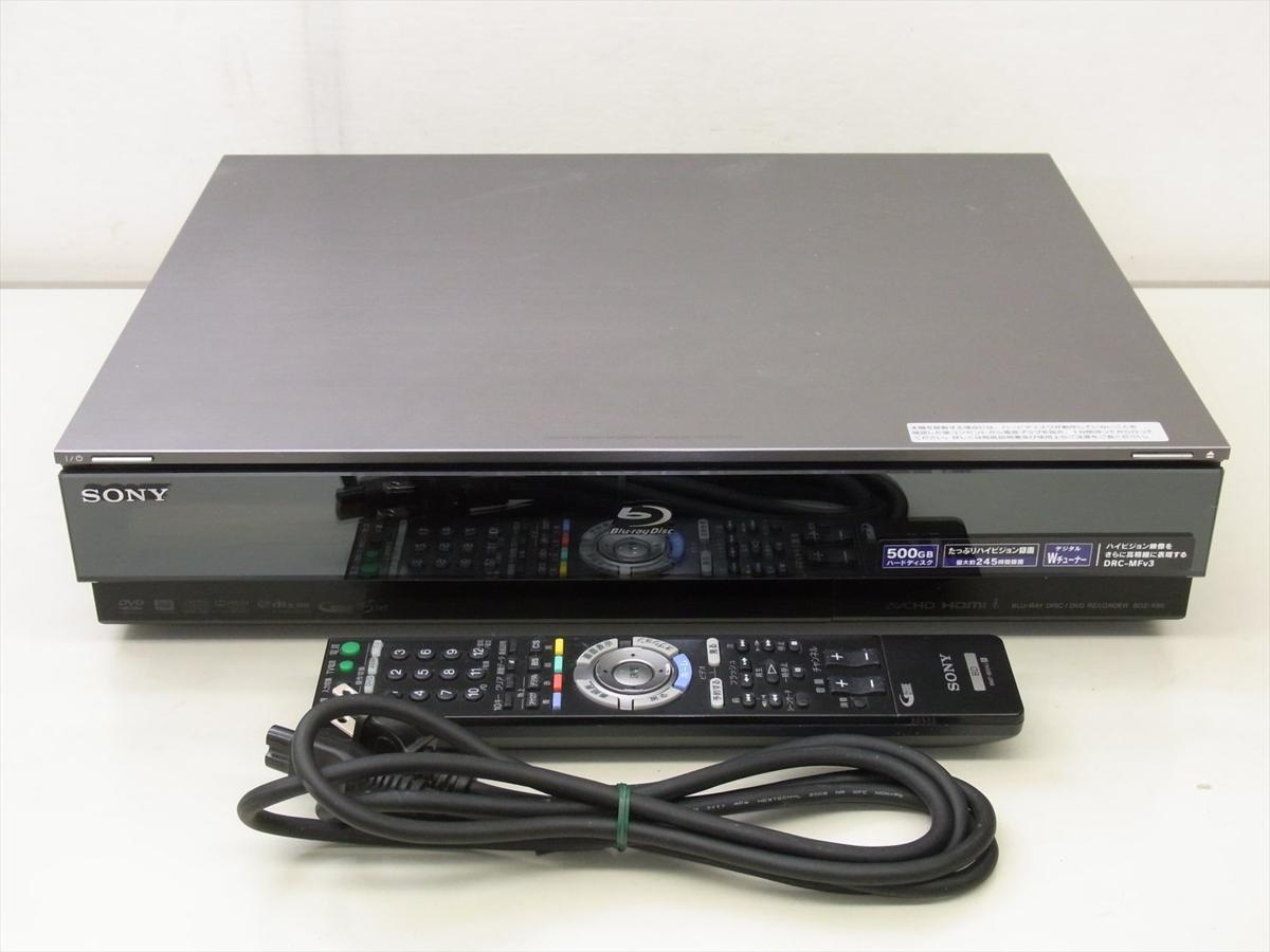 SONY ソニー 2チューナー UltraHDブルーレイ500GB ブルーレイディスク 