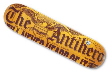 【人気定番，得価】 ANTIHERO アンタイヒーロー 7.75 BUMMER 黄茶 okaidokusk8(デッキ)｜売買されたオークション情報、yahooの商品情報をアーカイブ公開 - オークファン デッキ