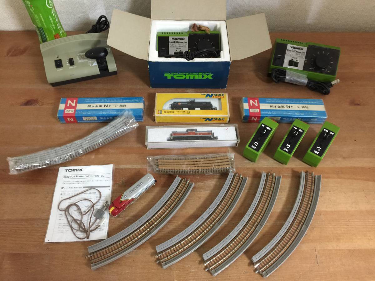 Mチ30】Nゲージ☆TOMIX＊列車、線路、パワーユニット、他☆まとめて約