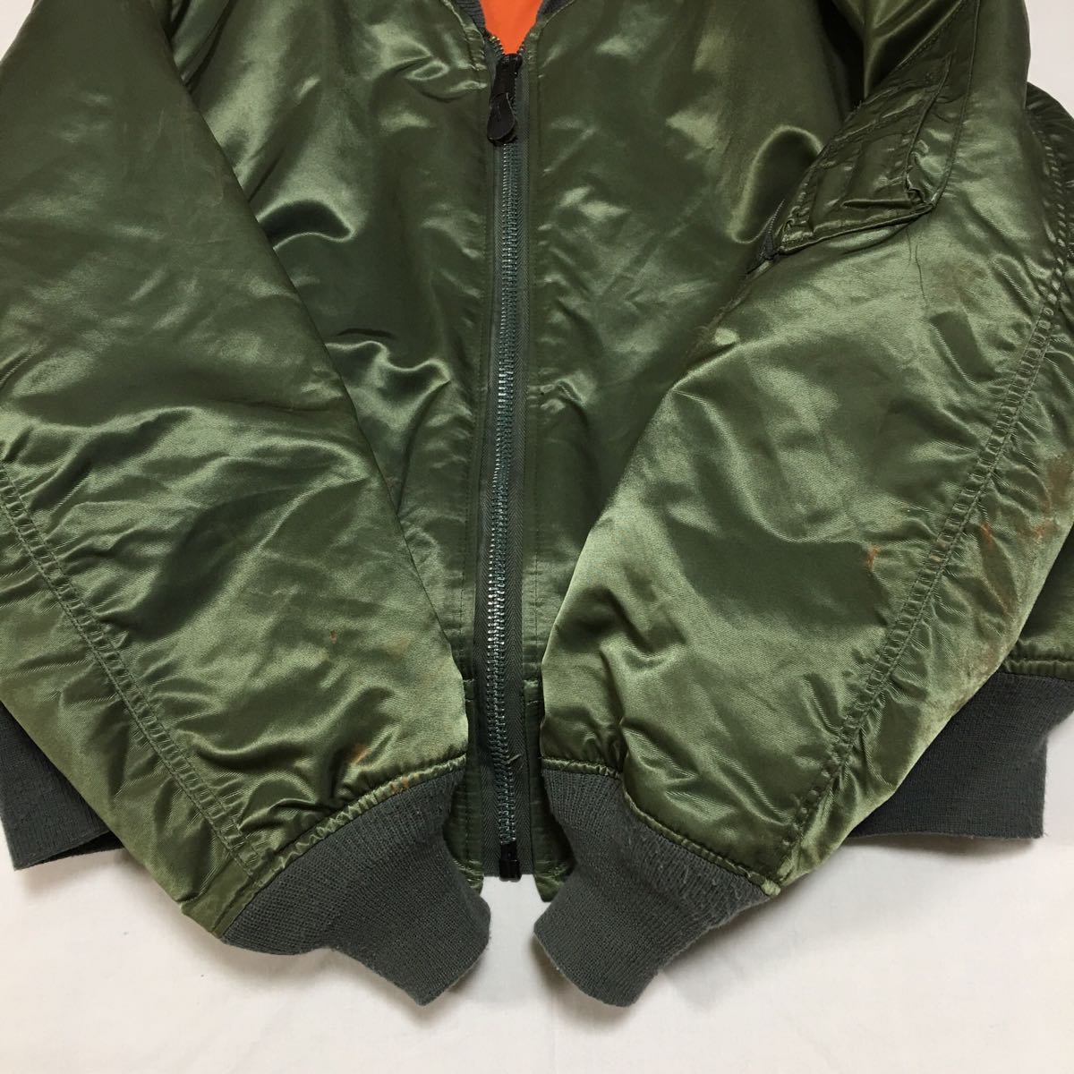 USA製 CORINTH MA-1 XLサイズ グリーン フライトジャケット CORINTH MA