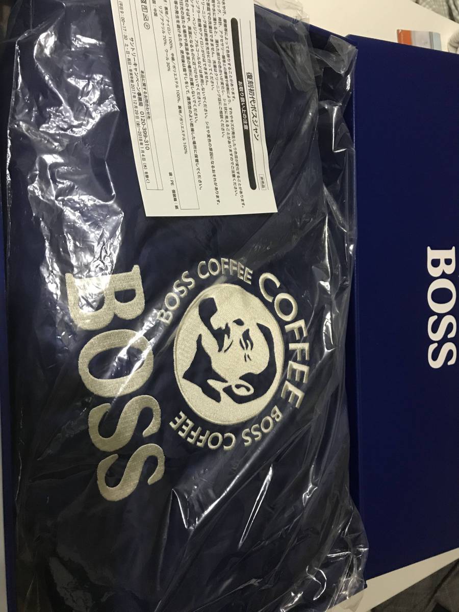 SUNTORY 勤続25年ボスジャン Mサイズ BOSS 勤続25周年 初代ボスジャン