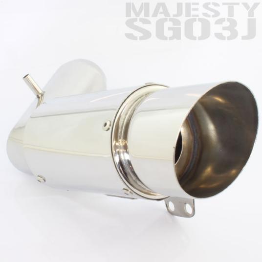 マジェスティ250⁄C SG03J ステンレスエアクリーナー砲弾タイプ