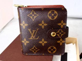 美品】正規品鑑定済☆ルイヴィトン☆ モノグラム☆コンパクトジップ