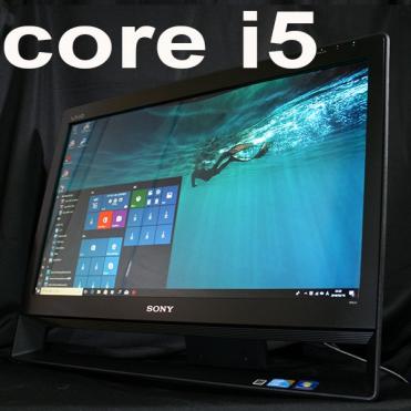 1円売切 vaio core i5 21.5型 8GB HDD500GB sony モニタ一体型 