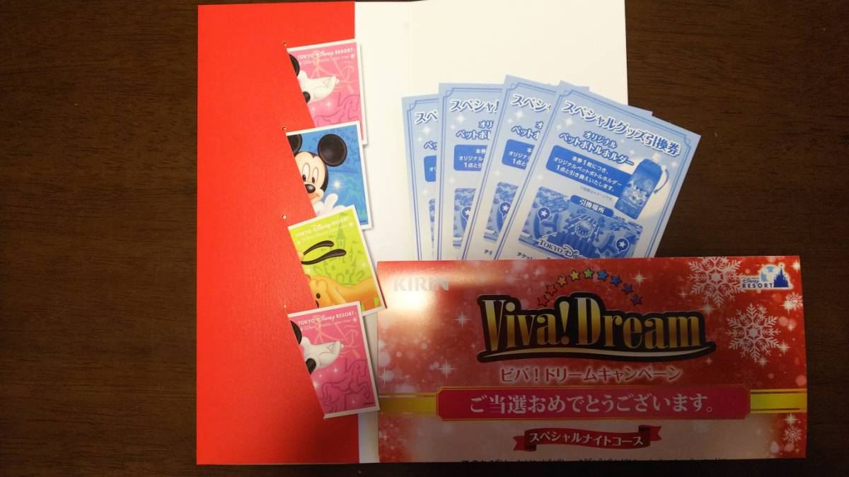 ★ビバ！ドリーム キリンビバレッジ スペシャルナイト★４名分チケット★1/5(金)_1