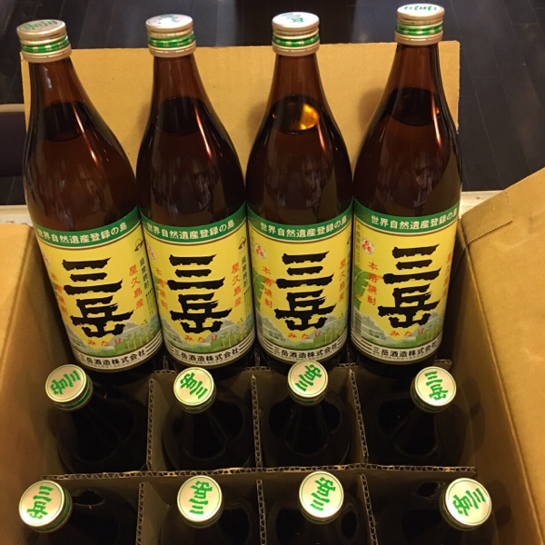 飲料・酒 本格焼酎 三岳 900ml×12本 箱のまま発送
