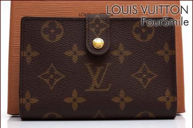  極 ルイヴィトン Louis Vuitton ほぼ モノグラム がま口 二つ折り 財布 レザー レディース メンズ 箱 定価約7万(モノグラムライン)｜売買されたオークション情報、yahooの商品情報をアーカイブ公 服飾小物