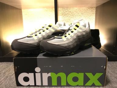 NIKE air max 95 イエローグラデ 27 cm US 9 2018 年 モデル 復刻