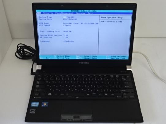 東芝 dynabook R731/C Core-i5 2520M 2.5GHz/2GB/HDD欠 管理Z-250