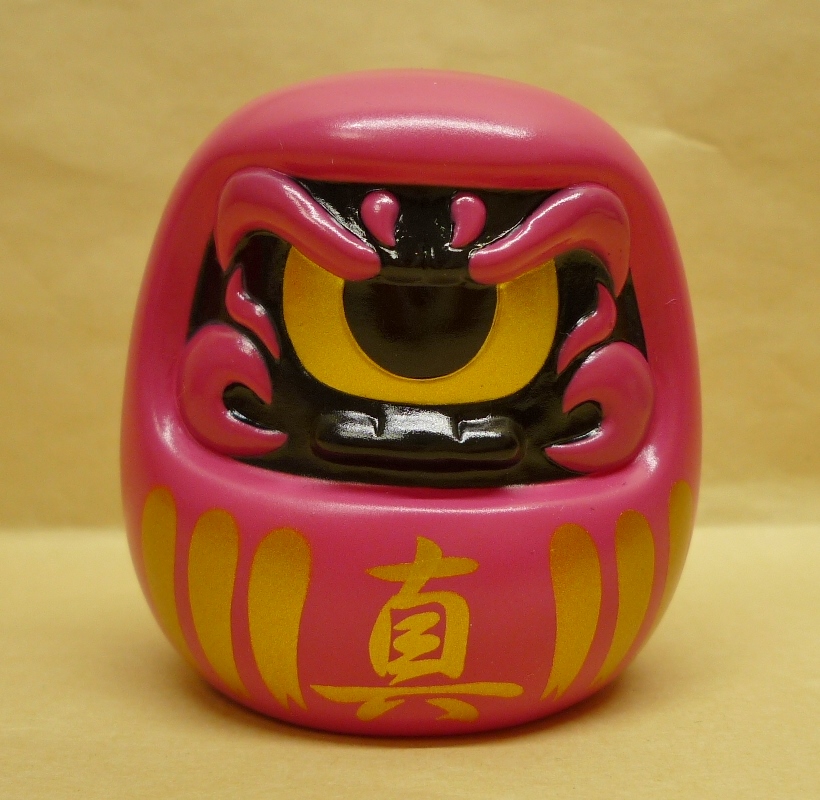 ☆リアルヘッド 真頭玩具 フォーチュンだるま（紅色・金目）REALHEAD