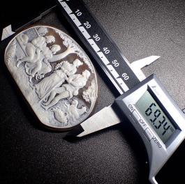 特大！＊カメオ 100ct ＊69.34×47.61mm ルース 裸石 宝石 cameo シェル