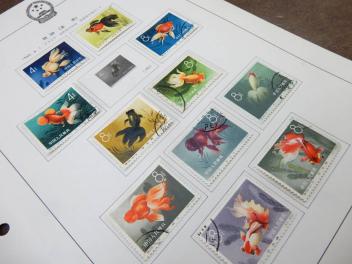 中国切手 特38 12種完 1960年 金魚シリーズ J18 特 希少中国切手