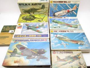 B2 オオタキ 1/48 鍾馗 隼 など 戦闘機 まとめて9点 /ジャンク/現状