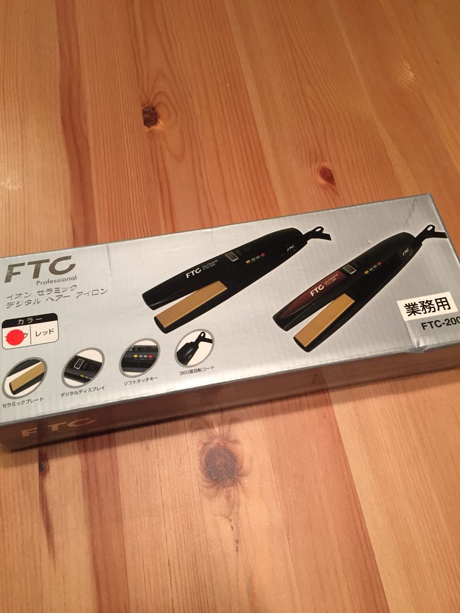 FTC-200 イオン セラミック デジタルヘアアイロン FTC（エフティーシー