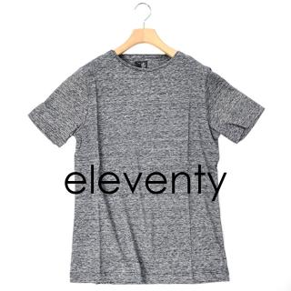 SALE，得価 2.5万 eleventy M カットソー クルーネック 織柄 半袖/コットン リネン メンズ イタリア製 イレブンティ 274593(長袖Tシャツ)｜売買されたオークション情報、yahooの商品情報をアーカイブ公開 - オ 男性用