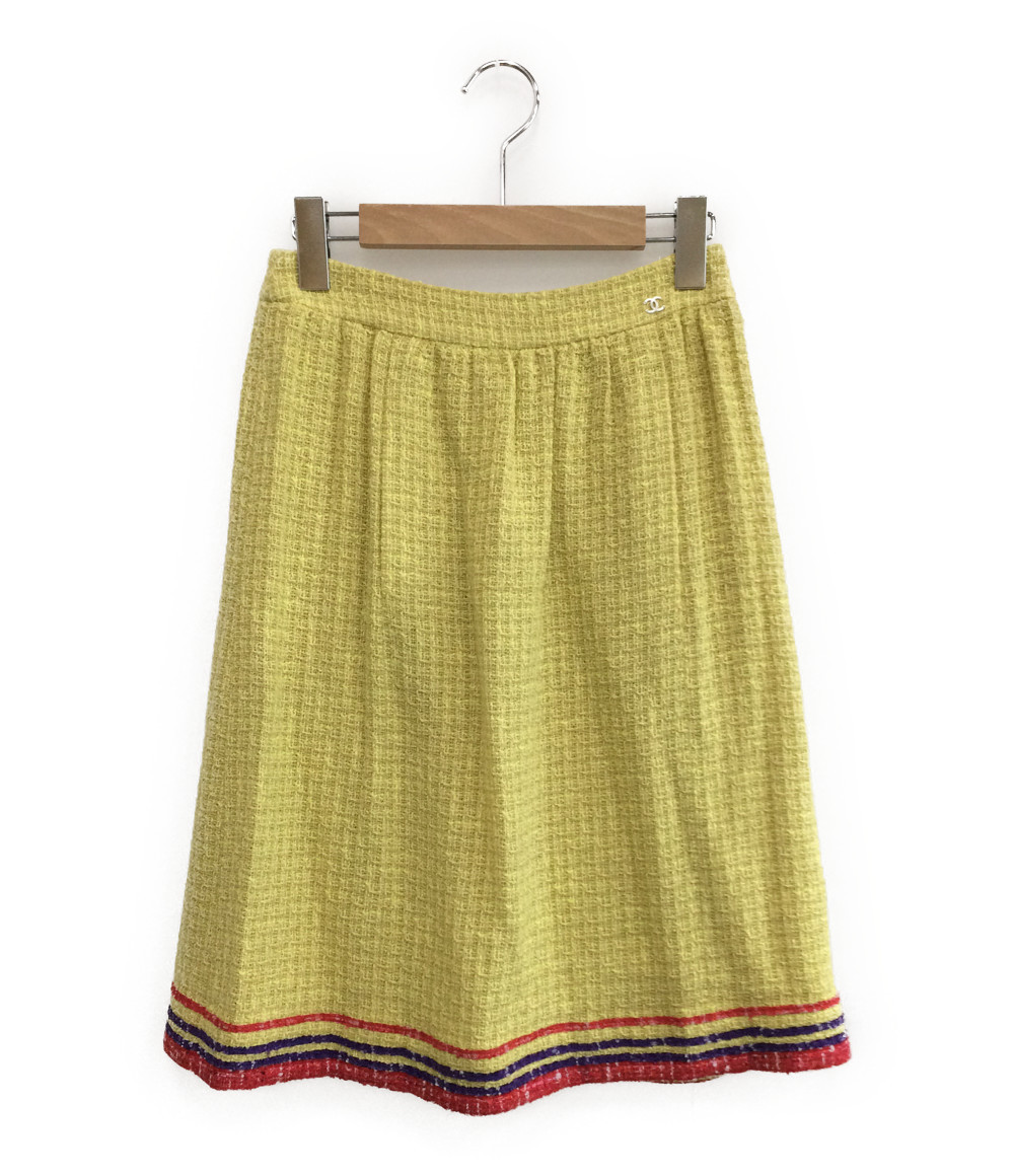 シャネル SIZE 36 (S) 06P ツイード スカート CHANEL レディース