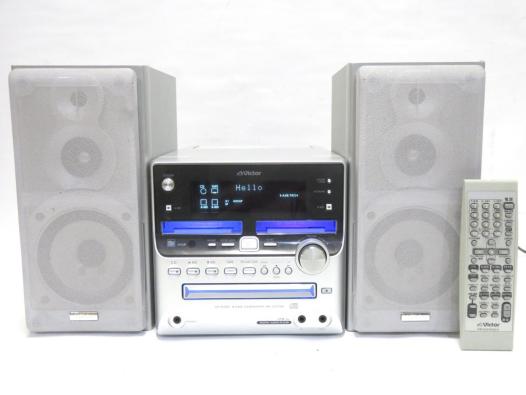 動作品 Victor ビクター UX-W500-W CA-UXW500-W コンポ CD MD カセット