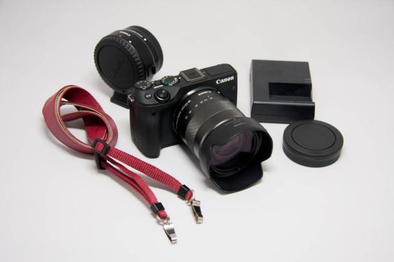 送料無料，SALE EOS M3 EF-M18-55mm F3.5-5.6 マウントアダプターEF-EOS M セット(キヤノン)｜売買されたオークション情報、yahooの商品情報をアーカイブ公開 - オークファン キヤノン