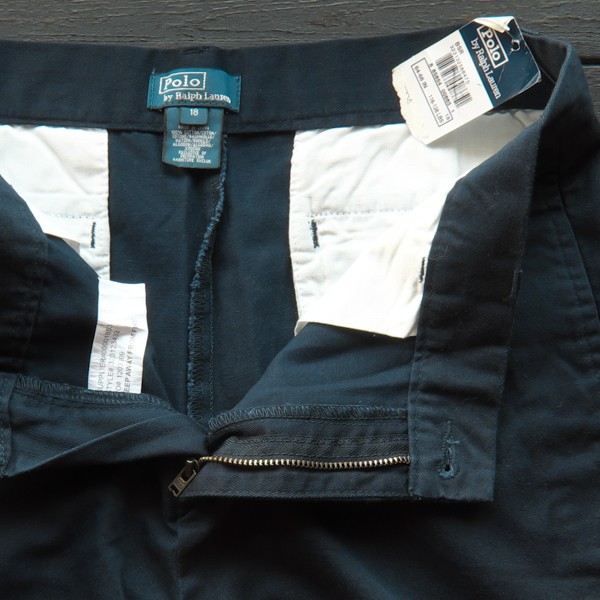 ☆RALPH LAUREN☆ラルフローレン☆ノータックチノ☆新品未使用品☆ネイビー