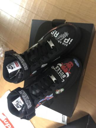 数量限定，正規品 Supreme Nike NBA Teams Air Force 1 Mid ナイキ シュプリーム 27.0cm ブラック us9 black(27.0cm)｜売買されたオークション情報、yahooの商品情報をアーカイブ公開 - オークファン 27.0cm