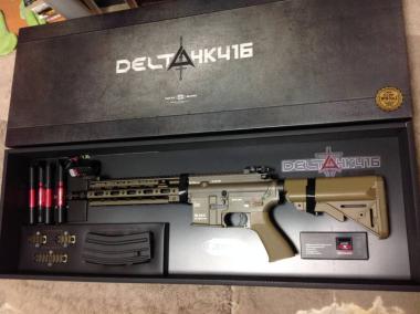 ☆東京マルイ 次世代電動ガン HK416 デルタカスタム バッテリー及び