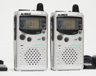 ALINCO 特定小電力トランシーバー 20ch機 DJ-P20 2台ペアセット EDC