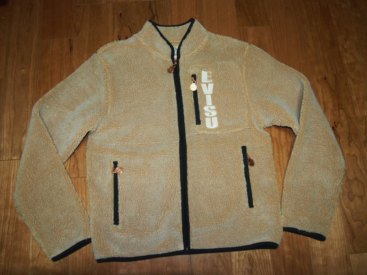 美品 サイズ：38 定価：25920円 EVISU エヴィス エビス ボアジャケット 