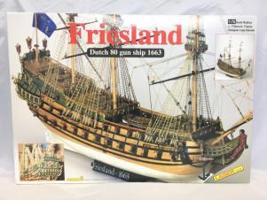 E666L Mamoli マモリ Friesland 1:75 Dutch 80 gun ship 1663 1/75