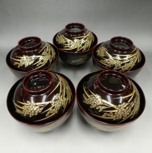 輪島塗 水尻清甫 銘々皿 4枚 未使用品 【公式通販】