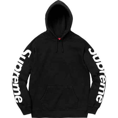 18ss Supreme Sideline Hooded Sweatshirt Black M Medium 【公式通販】